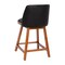 Flash Furniture 24" Black LeatherSoft Wooden Counter Stools, PK 2 CH-192162X000PU-24-BK-GG - alternate 9